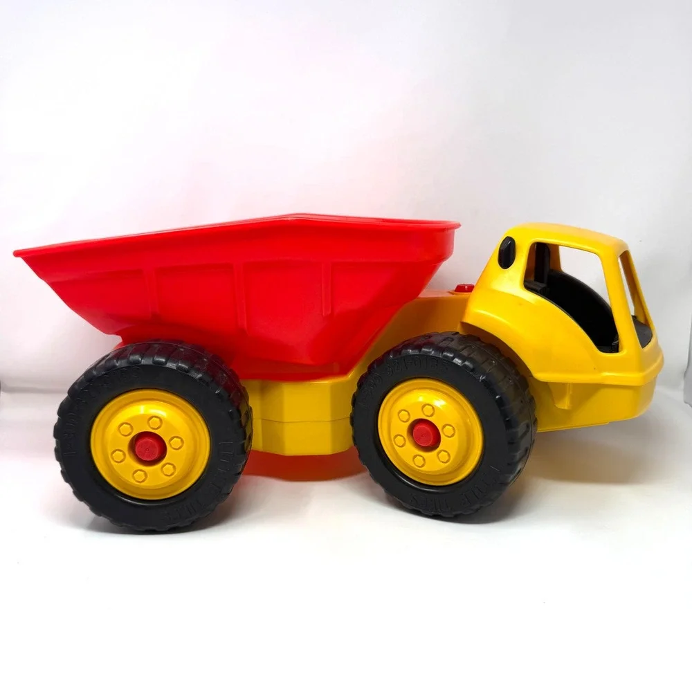 Little Tikes Classic Yellow and Red Dump Truck Large Construction Toy Vintage‎